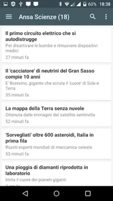 Scienze News android App screenshot 3