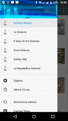 Scienze News android App screenshot 7